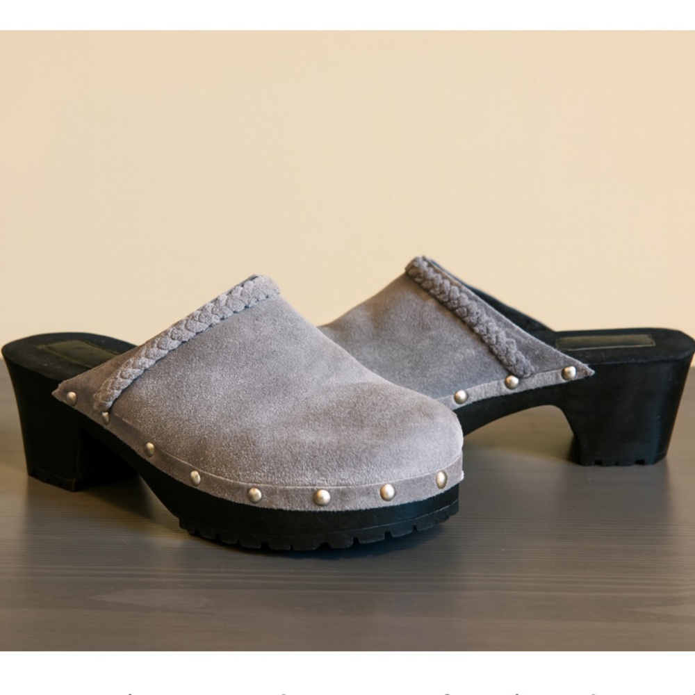 Rag & Co Inca Suede Clogs